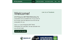 Desktop Screenshot of birtaxcalculator.com